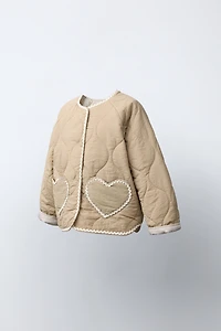 HEART QUILTED JACKET