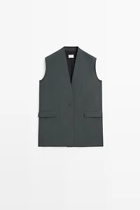 V-neck vest total look - STUDIO