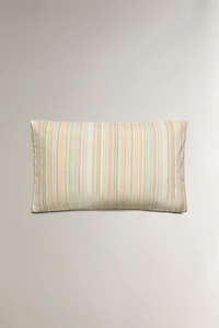 STRIPED THROW PILLOW COVER