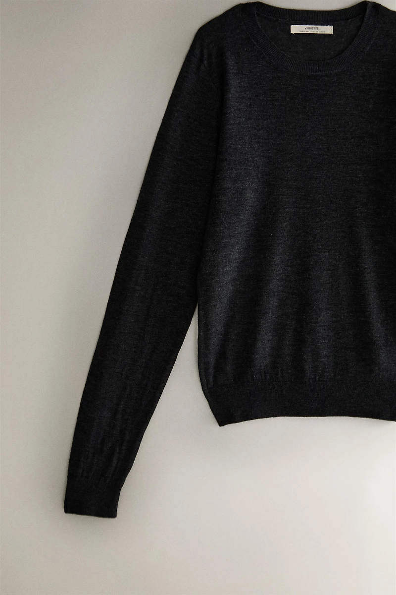 PULL LAINE ET SOIE