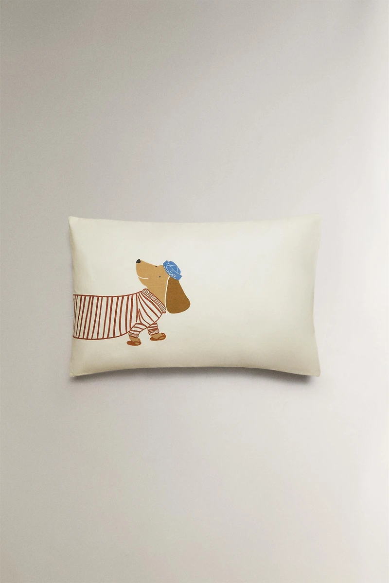 DOG CRIB PILLOWCASE
