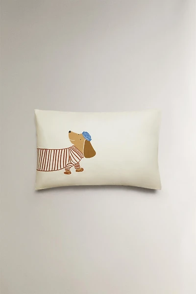 TAIE D’OREILLER LIT BÉBÉ CHIEN