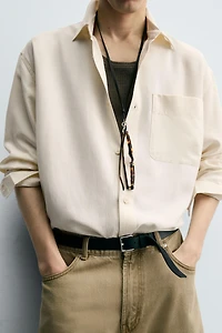 CHEMISE FLUIDE COUPE DÉCONTRACTÉE