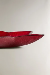 CHRISTMAS STAR GLASS BOWL