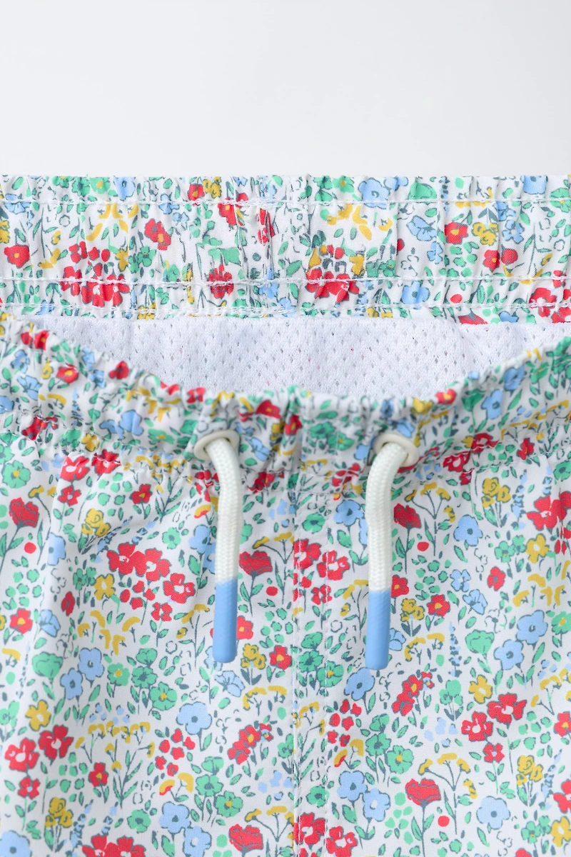 SHORT DE BAIN À FLEURS (1-6 ANS)