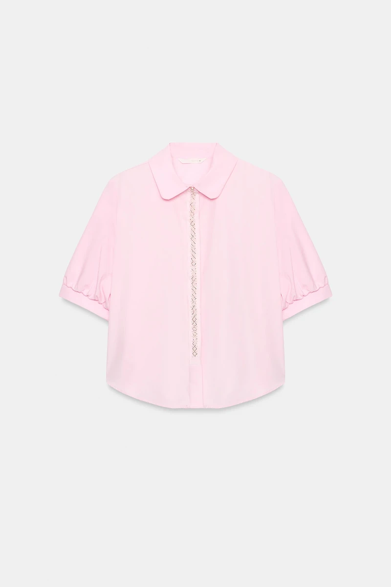 PEARL POPLIN SHIRT