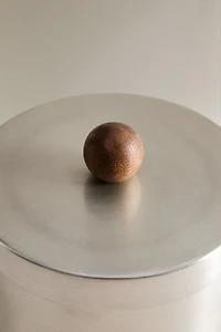METAL BATHROOM STORAGE JAR
