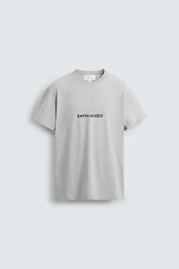 SLIM FIT TEXT T-SHIRT