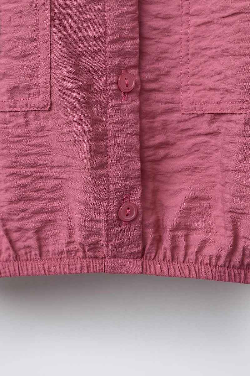FLOWY SHIRT WITH ELASTIC