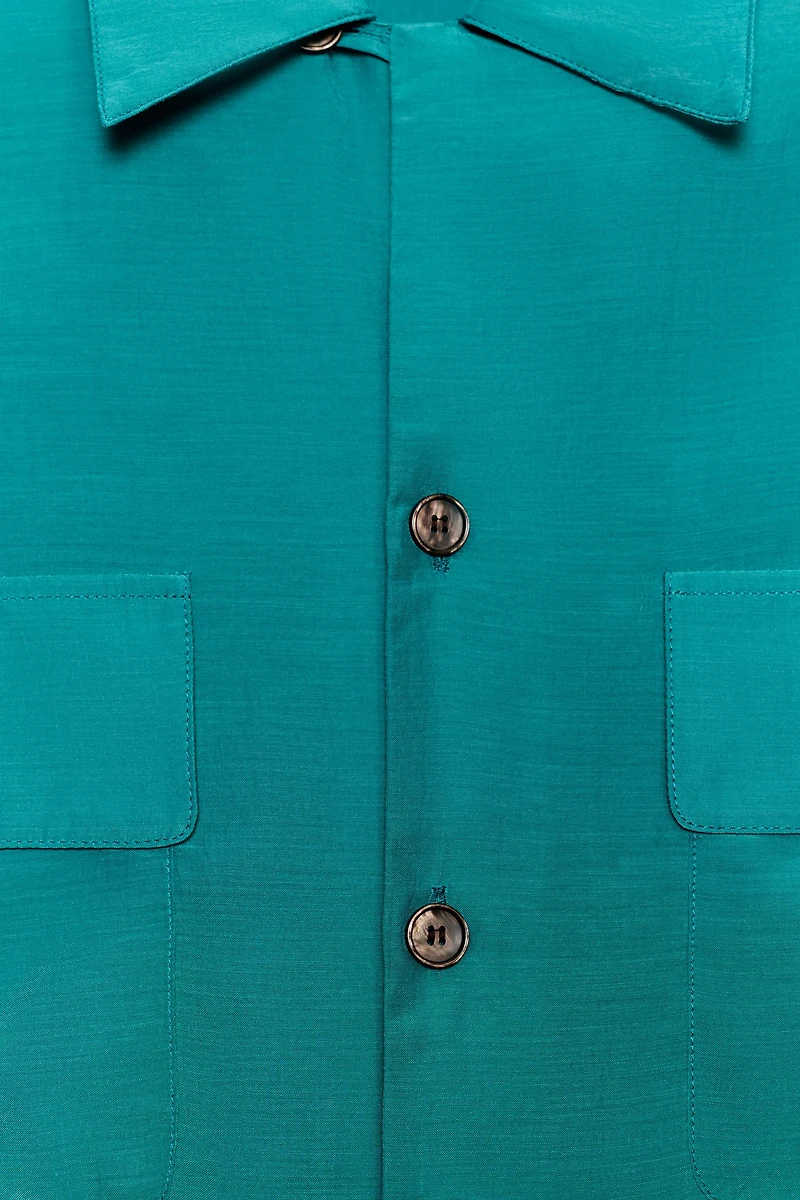 FLOWY POCKET SHIRT ZW COLLECTION
