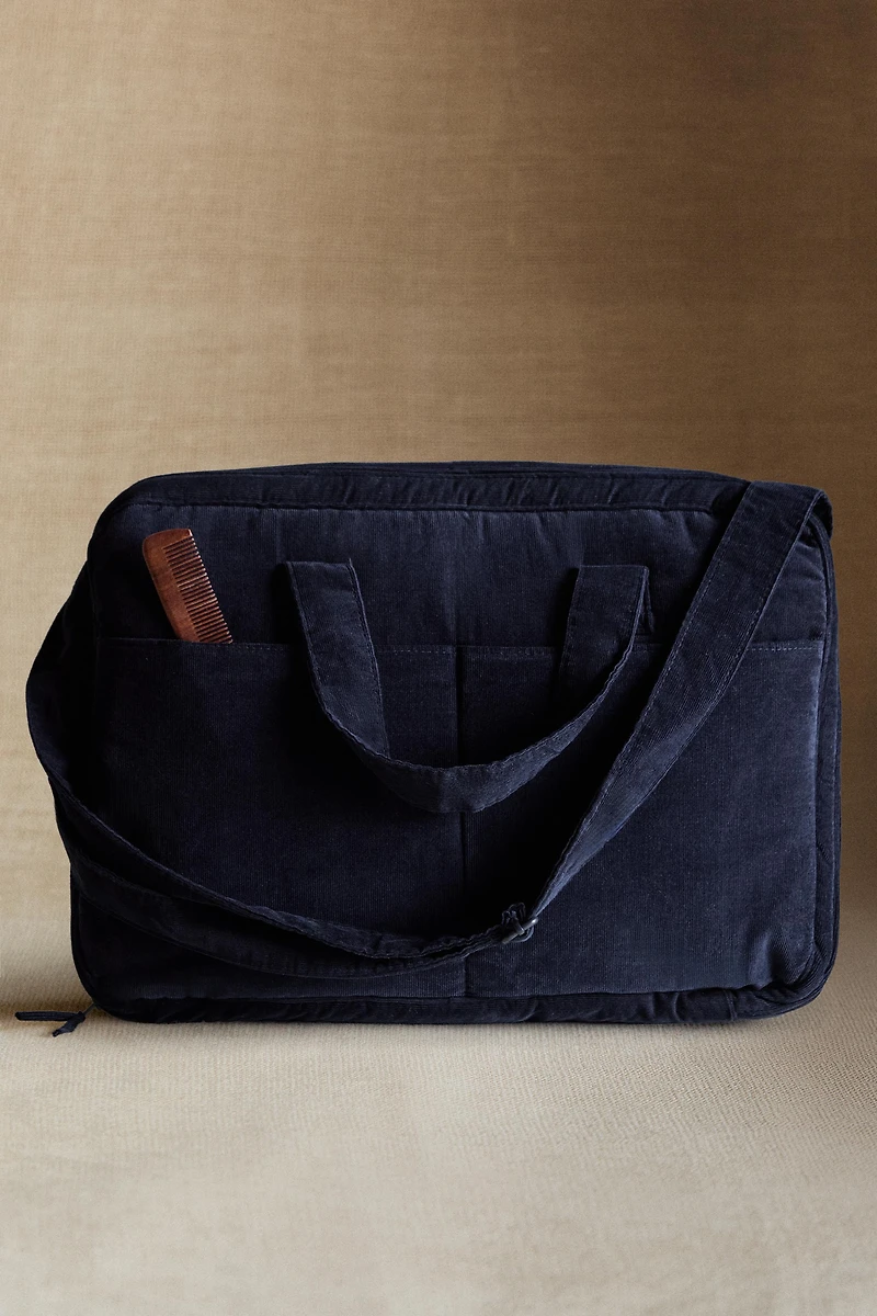 CORDUROY BABY TRAVEL SUITCASE