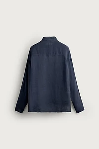 LIGHTWEIGHT 100% LINEN RELAXED FIT SHIRT