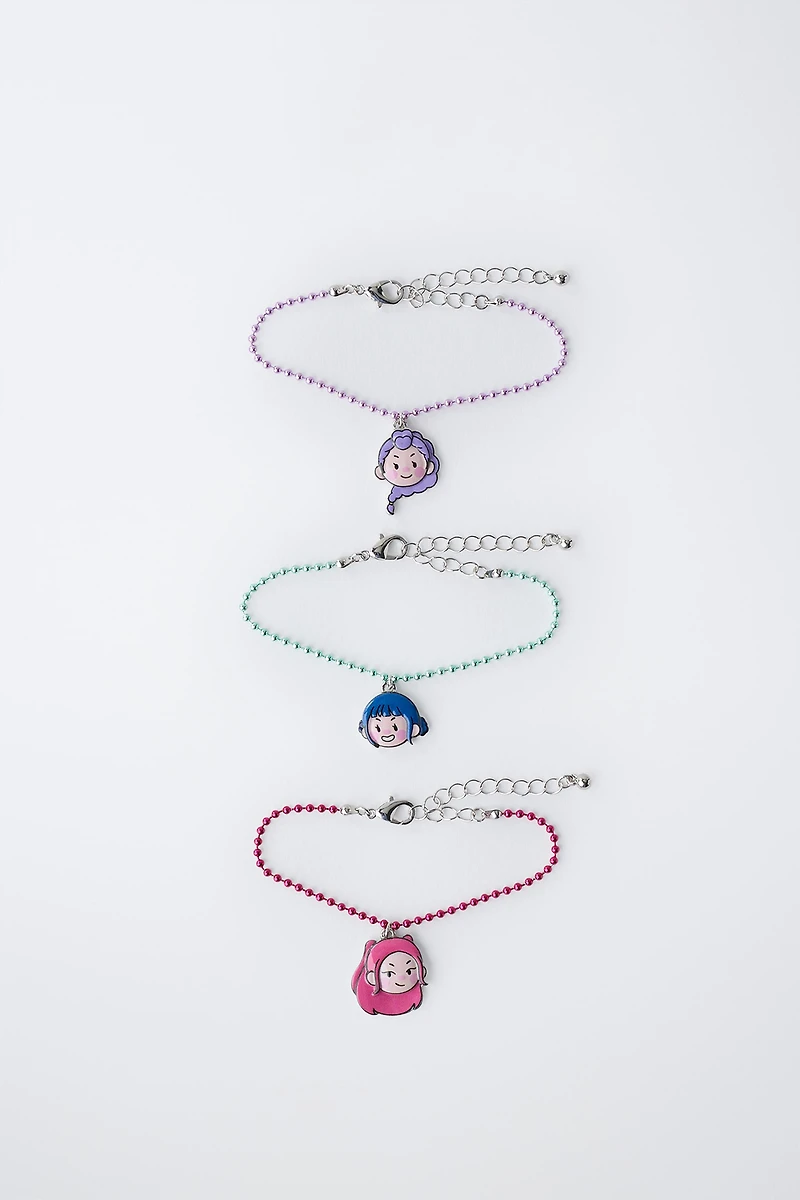 KPOP DEMON HUNTERS™ NETFLIX © THREE-PACK OF BRACELETS