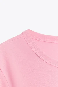 BACK SEAMED T-SHIRT