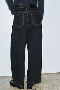 ZW COLLECTION MID-RISE ANKLE BALLOON JEANS
