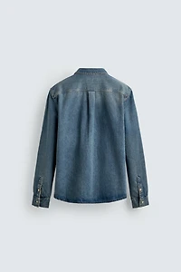 SURCHEMISE EN JEAN COTON ET LYOCELL