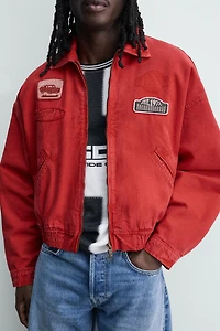 BOXY FIT PATCH JACKET