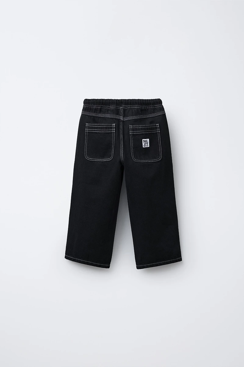 JEAN BAGGY LOOSE EN CONTRASTE