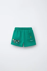 EMBROIDERED SNOOPY PEANUTS™ BERMUDA SHORTS