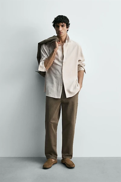 FLOWY MODAL BLEND SHIRT