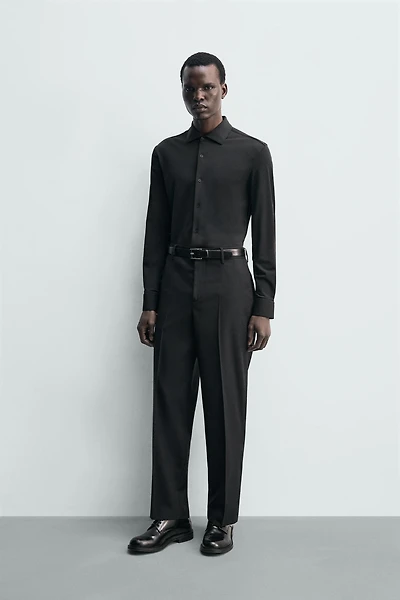 STRETCH TEXTURED SHIRT