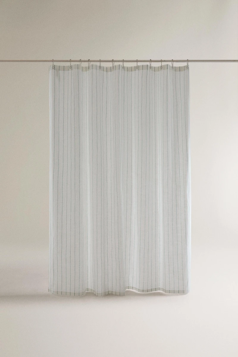 PINSTRIPE SHOWER CURTAIN