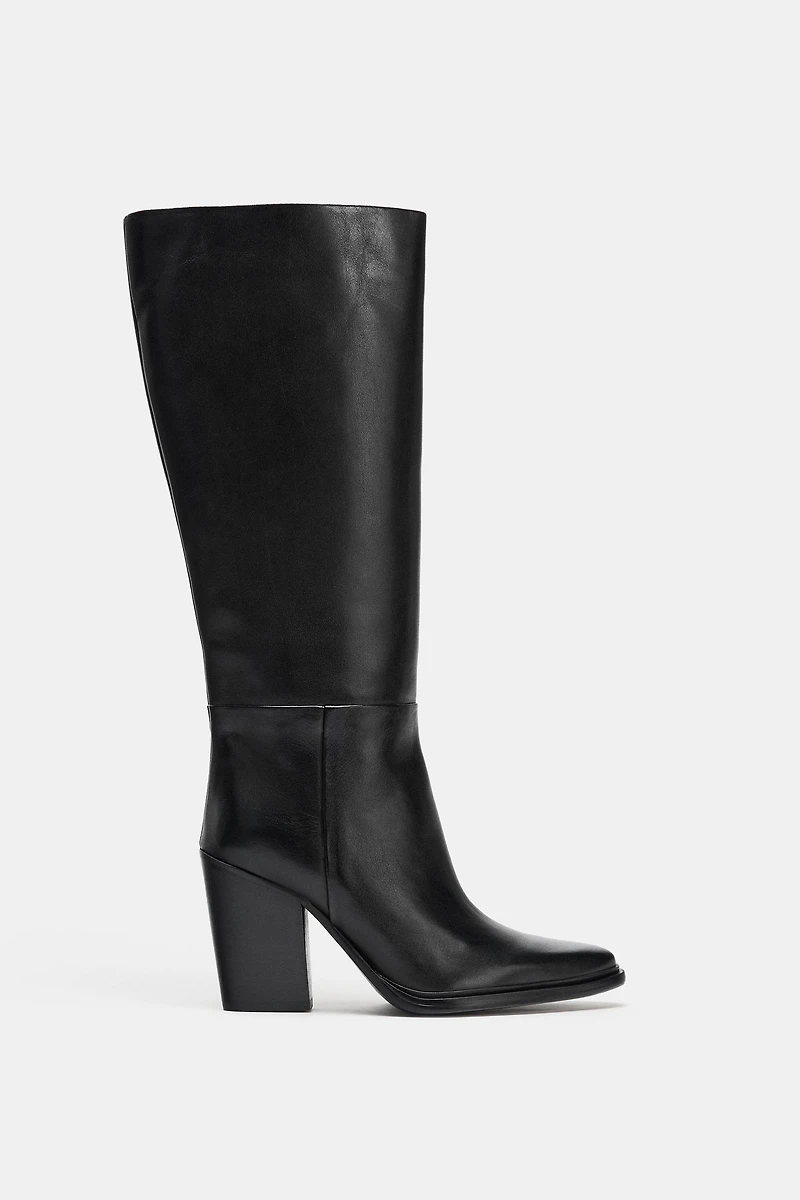 LEATHER COWBOY BOOTS