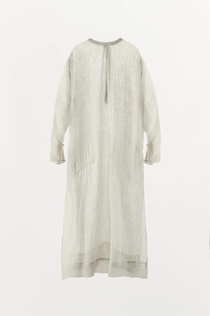 100% LINEN TUNIC DRESS