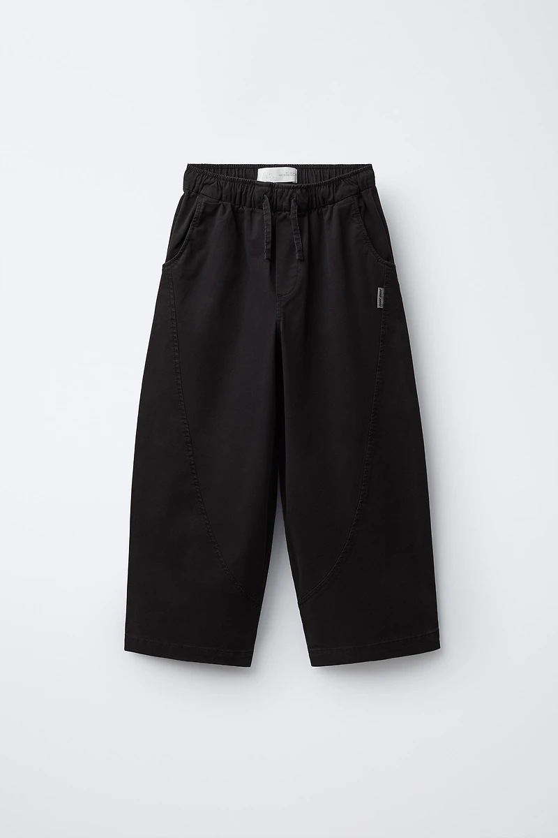 SEAM DETAIL BALLOON PANTS