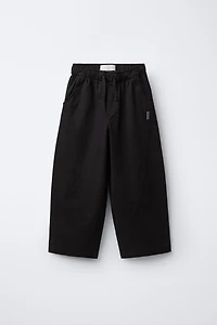 SEAM DETAIL BALLOON PANTS