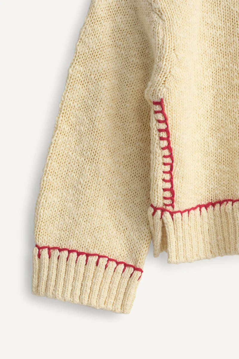 LIMITED EDITION STITCHED KNIT JUMPER