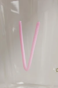 BOROSILICATE MUG WITH THE LETTER V
