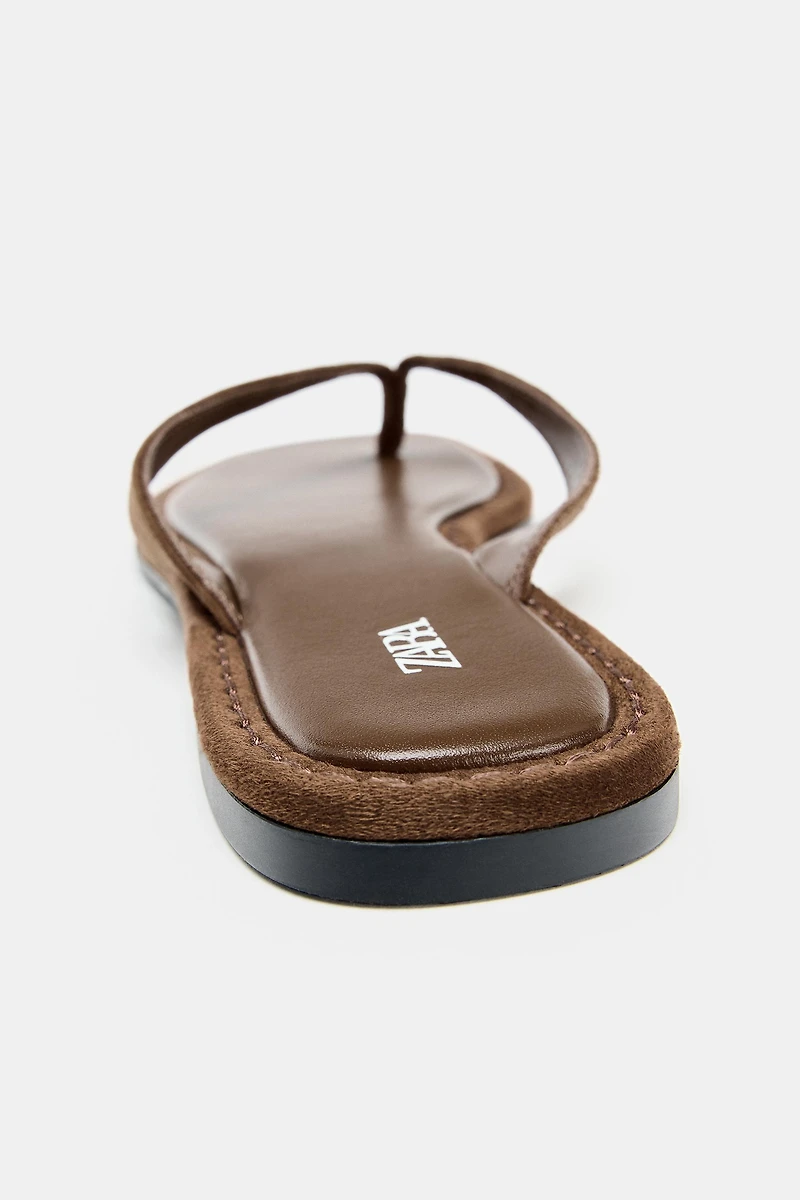 SUEDE STRAP SANDALS