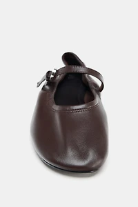 SOFT LEATHER BALLET FLATS