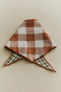 REVERSIBLE CHECK PET BANDANA