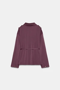 FLOWY DOUBLE-BREASTED BLAZER
