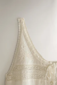 TOP COTON DENTELLE