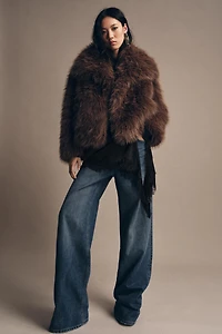 ZW COLLECTION FAUX FUR JACKET