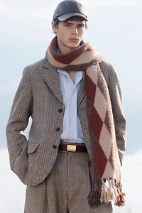 LIMITED EDITION WOOL PLAID SUIT JACKET