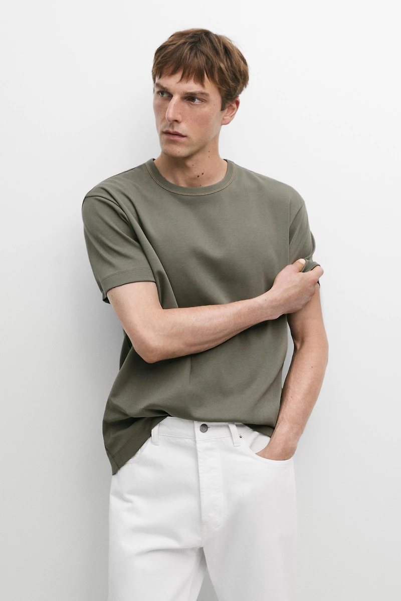 T-shirt à manches courtes 100 % coton