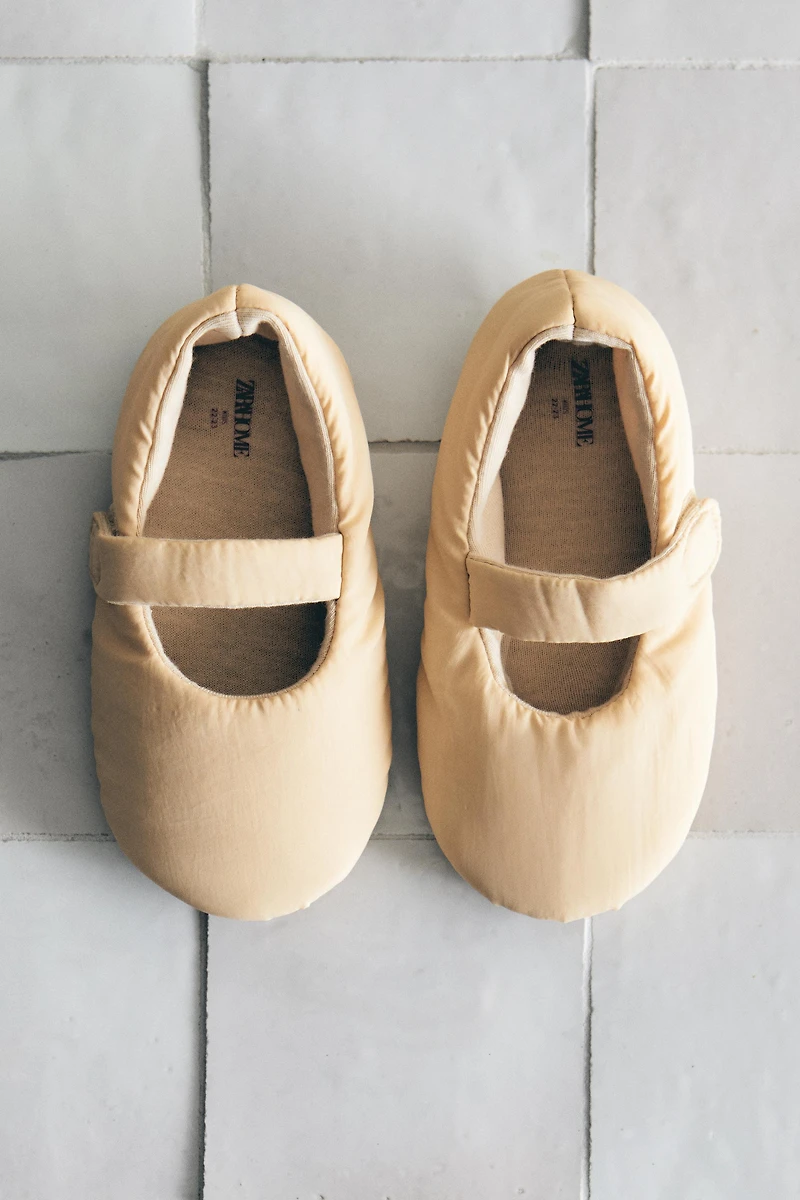 CHILDREN'S FABRIC BALLET FLATS