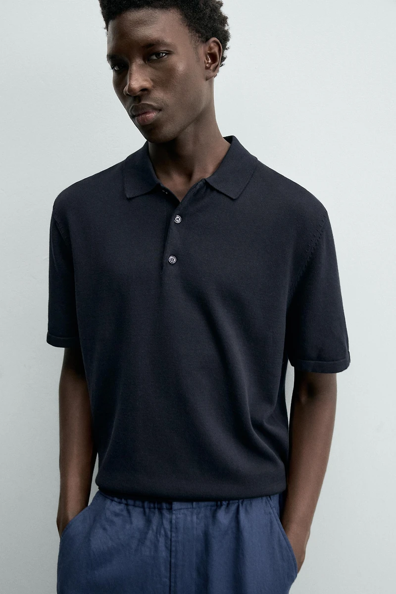 REGULAR FIT KNIT POLO