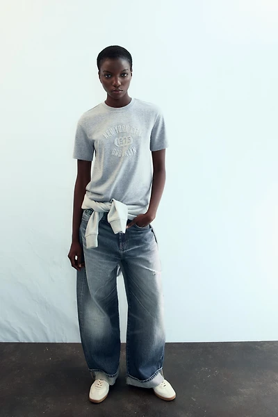 SPARKLY TEXT T-SHIRT