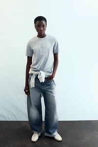 SPARKLY TEXT T-SHIRT