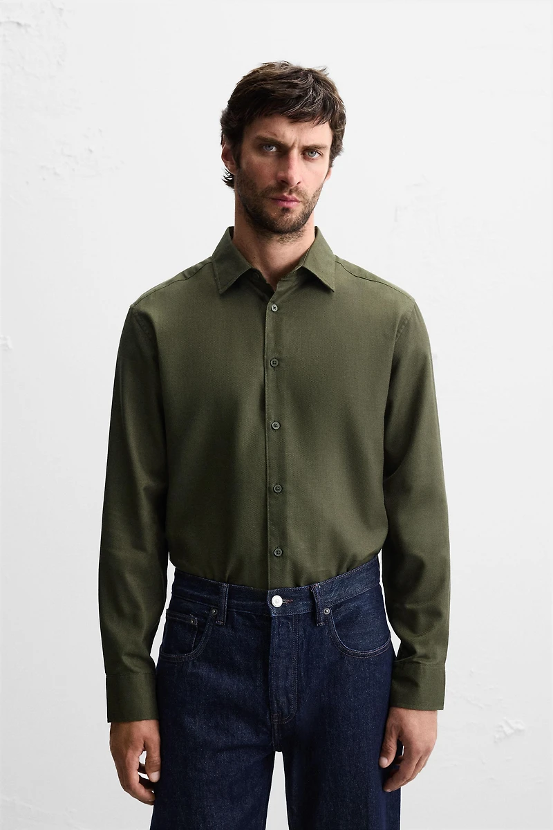 EASY CARE TEXTURED SHIRT