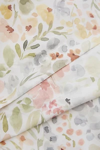 FLORAL PRINT DUVET COVER