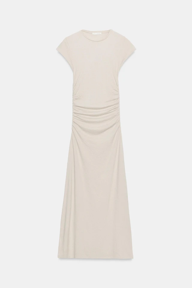 Zara COMBINED DRAPED MIDI DRESS at Mall of America in Bloomington, MN Zara COMBINED DRAPED MIDI DRESS at Mall of America in Bloomington, MN