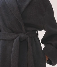 LINDA EVANGELISTA CASHMERE BATHROBE-COAT