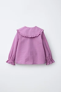 CHEMISE À RAYURES AVEC CŒUR