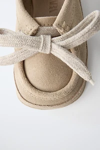 LEATHER DECK SHOES